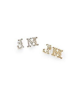 JM Logo earring