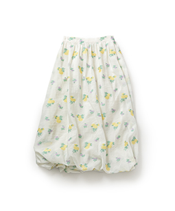 Ranunculus jacquard puffy skirt