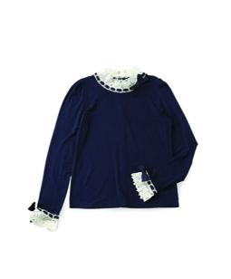 Angsana T-cloth lace pullover