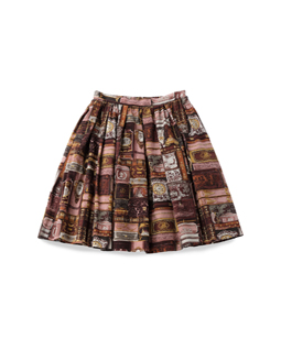 British Bookshelf mini skirt 