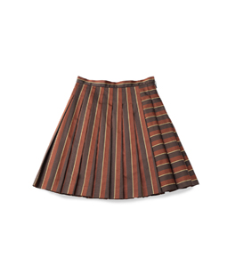 Regimental stripe mini skirt 