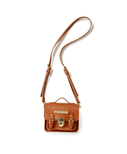 Logo plate mini satchel