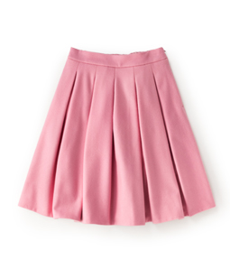 Lamb melton tuck skirt