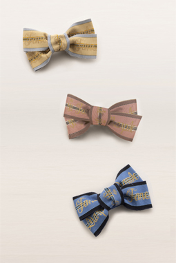 French logo ribbon hair-corsage