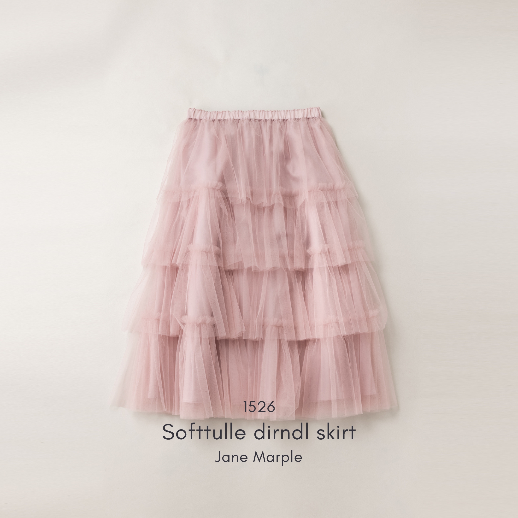 超歓迎定番ジェーンマープル　ソフトチュールスカート スカート