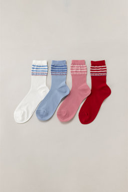 Bonjour Paris crew socks