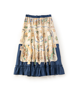 Here’s to the poet tiered skirt