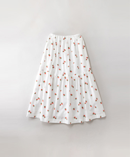 Very berries embroidery skirt