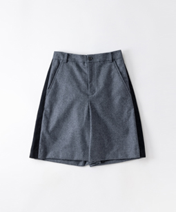 Fine flannel short pants