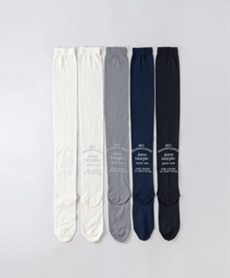 Ankle logo over-knee socks