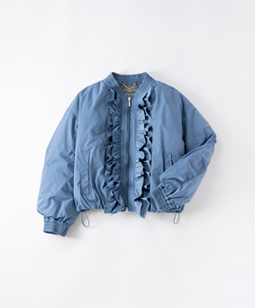 Front frill padding jacket