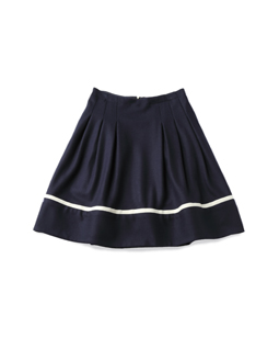 Wool smooth regatta skirt