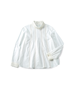 Leaver race and lawn victorian blouse