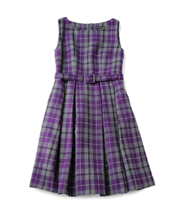 Wool tartan day dress