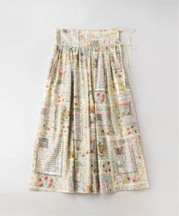 Strawberry books garden skirt