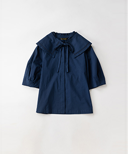 Cape collar dormitory blouse