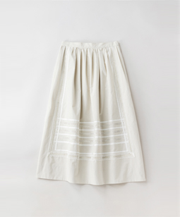 Vintage marine tablier skirt