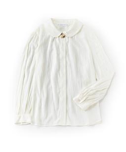 Drape twill Precious button blouse