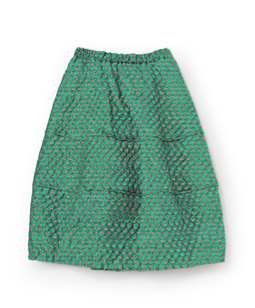 Tudor tulip matelassé skirt