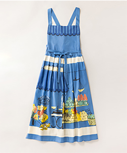 Bonne journée apron dress