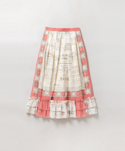 Bon voyage peasant skirt