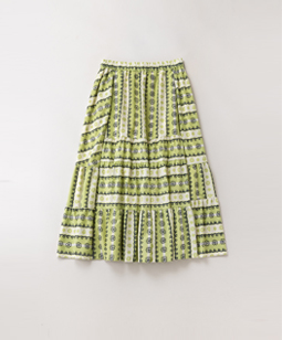 Autumn garden switching skirt