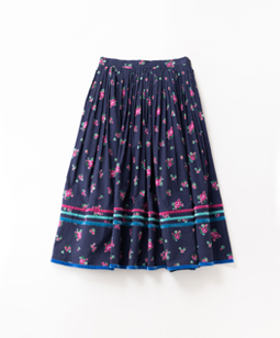 Rosy diary peasant skirt