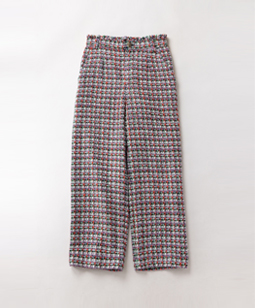 Mix tweed pants