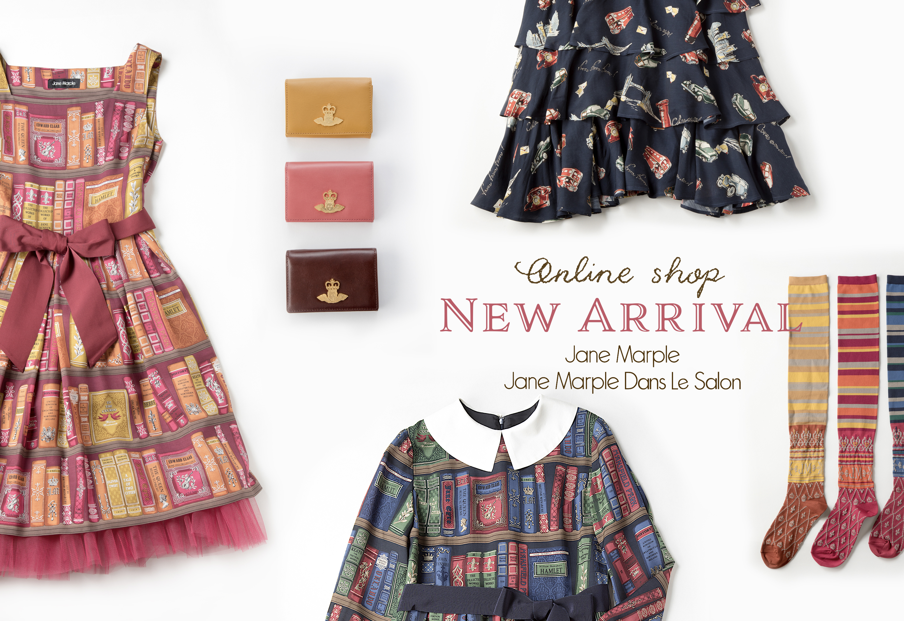 Online Shop】新作アイテムを入荷いたしました。 | Jane Marple Official Web Site | St.Mary Mead