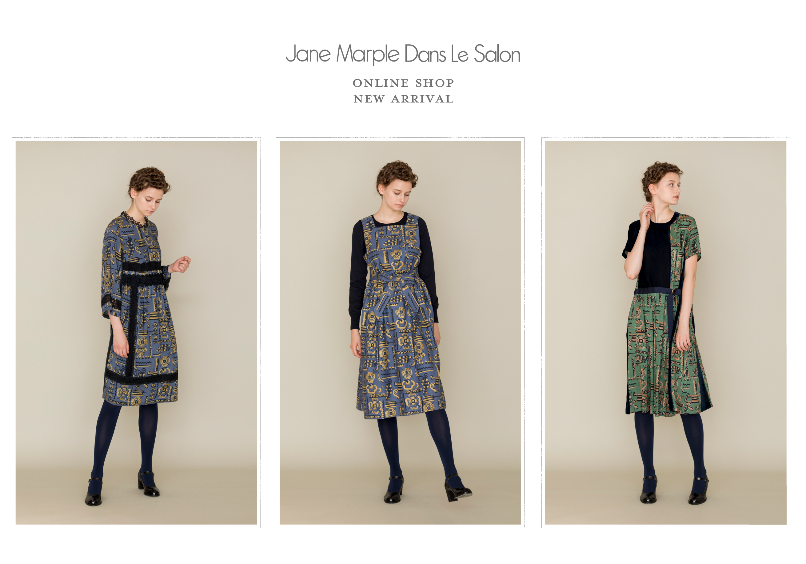 Online Shop 新作アイテムを入荷いたしました Jane Marple Official Web Site St Mary Mead