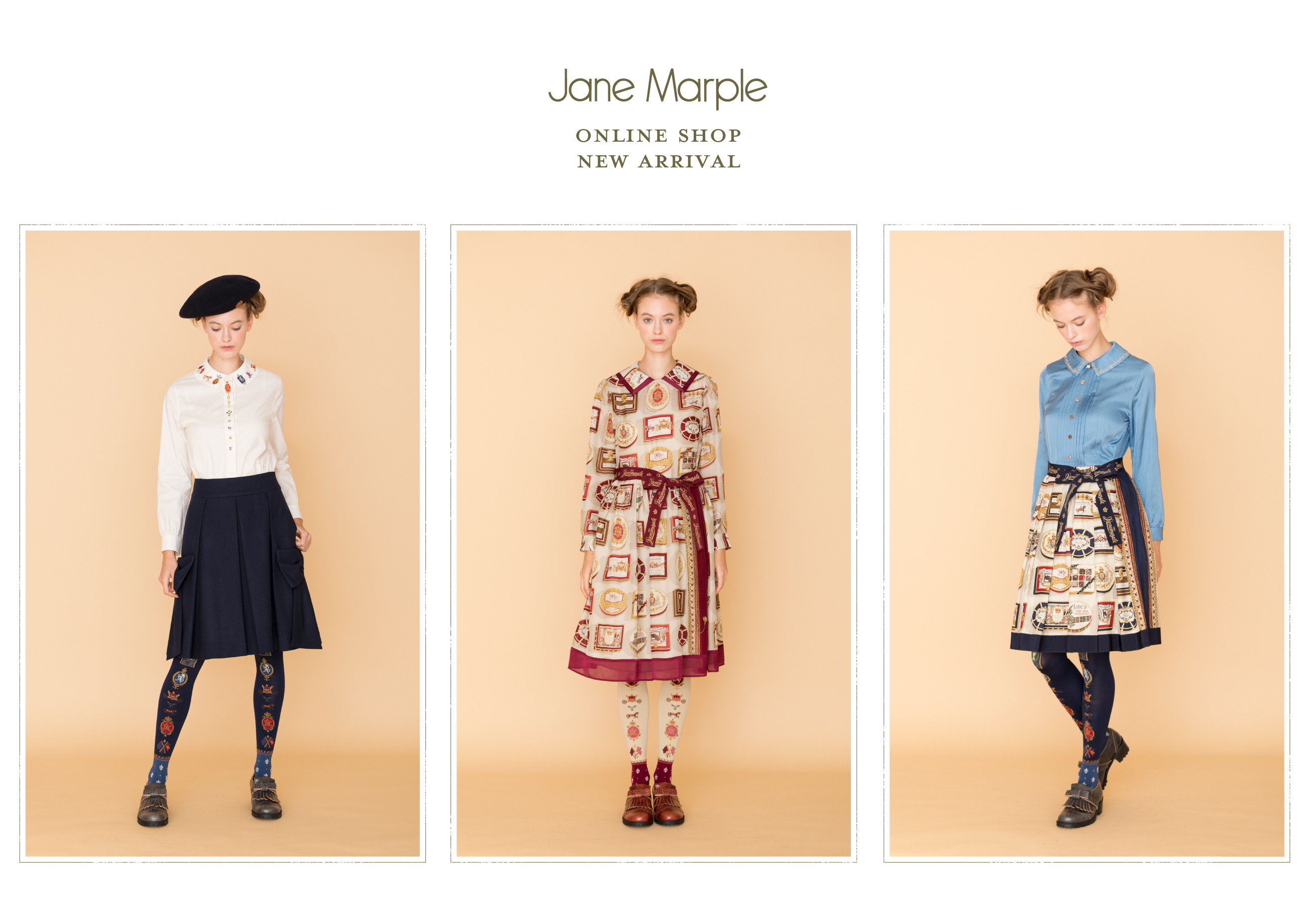 Jane Marple Royal Collection ワンピース - ひざ丈ワンピース
